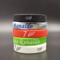 Football star player Lionel Messi Cristiano Ronaldo Neymar Mbapp silicone bracelet. 