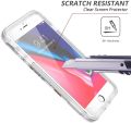 SURITCH for iPhone 7 Plus Case iPhone 8 Plus Cover 360 Protection Silicone Back Cover with Built in Screen Protector Slim Thin Bumper Shockproof iPhone 7 Plus / 8 Plus Case Marble Gold. 