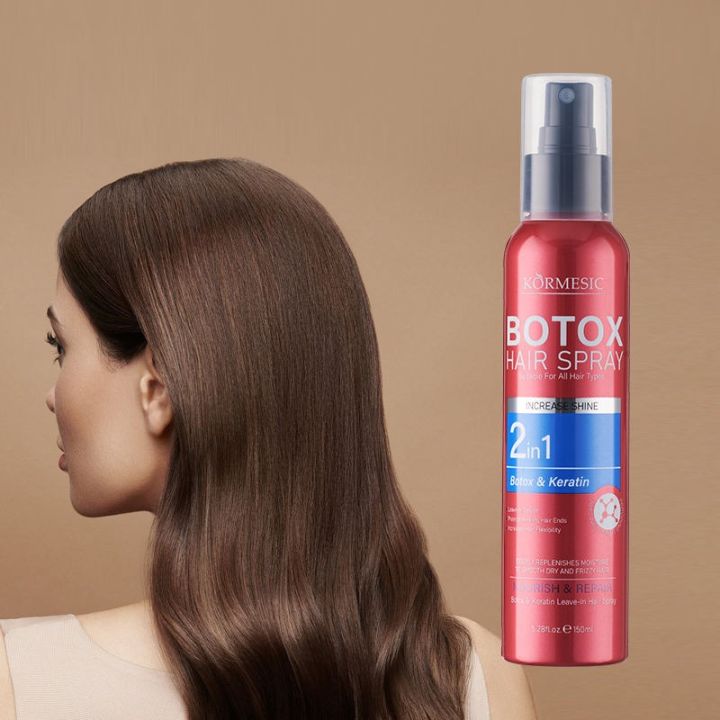 KORMESIC%20Botox%20Keratin%20Hair%20Spray%20Anti-frizz%20Smooth%20Wash%20Free%20Hair%20Care%20Treatment%20Spray%20150ml%20-%20Image%203