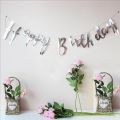 Happy Birthday Bunting Banners Paper Flags Garland Birthday Decoration Supplies Family Banner Home Decor. 