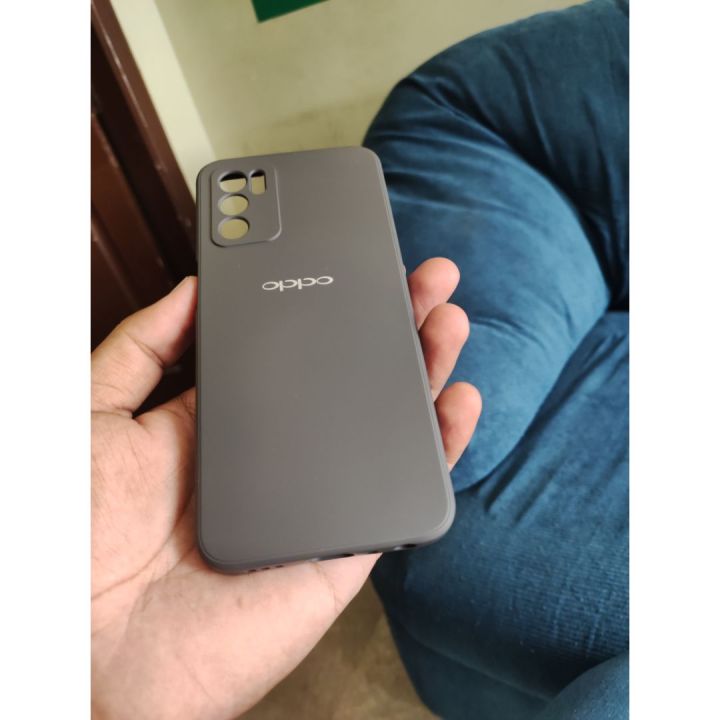 Oppo%20A16%20Liquid%20Silicone%20Case%20Silky%20Soft-Touch%20Finish%20Back%20Protective%20Cover%20for%20Oppo%20A16%20-%20Image%204