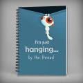 Just Hanging Spiral Notebook - 7567. 