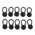 10Pcs Collar/Neck Extenders Wonder Button Shirts Expansion Unisex Black. 