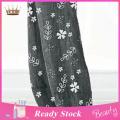 Trendygirl Baggy Trousers Mid Waist Flower Pattern Mid-Rise Pants. 