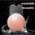 1 Pair Rabbit Ears Lift Up Bra Sticker Silicone Invisible Bras Cover Adhesive Petals Pads Washable Reusable bra Patch Summer Women Lingerie. 