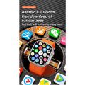2025 Global 4G Android Smart Watch - 49mm AMOLED Screen, 4 Core CPU, Video Calls, LTE, GPS, SIM, Camera, for Men and Women. 