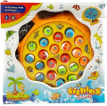 Fishing Game - Fish Catching Game Big with 21 Fishes and 4RODs, Includes Music and Lights Toys for 3 Years Old Boys & Girls. 