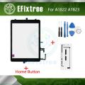 New A1822 A1823 touch panel display screen For iPad 5th Generation 5 Touch Screen Digitizer Top Outer Panel Front G. 