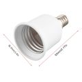 E12 to E27 Socket Light Bulb Lamp Holder Adapter Plug Extender Lampholder--white. 
