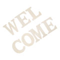 Welcome Letters, Welcome Sign Plywood for Classroom. 