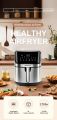 8 L Sokany Healthy Airfr yer SK-ZG-8042 | Electric oven 1700W, Oil free, Temperature control with digital display & multi-functions deep air fryer. 