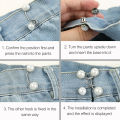 Pearl Jeans Button Pants Snap Fastener Adjustable Tightener Waist Buckle Clothing Jeans Buttons. 