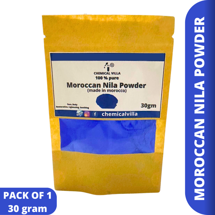 100 % Original Moroccan nila powder 30 gram..moroccan blue powder