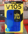 Villion V105 - Style Like Nokia 105 -  Dual Sim - 1.77 Inch Display - Without Camera - Wireless FM Radio - Magic Sound - Torch Light - Dial Large Fonts - 1 Year brand warranty. 