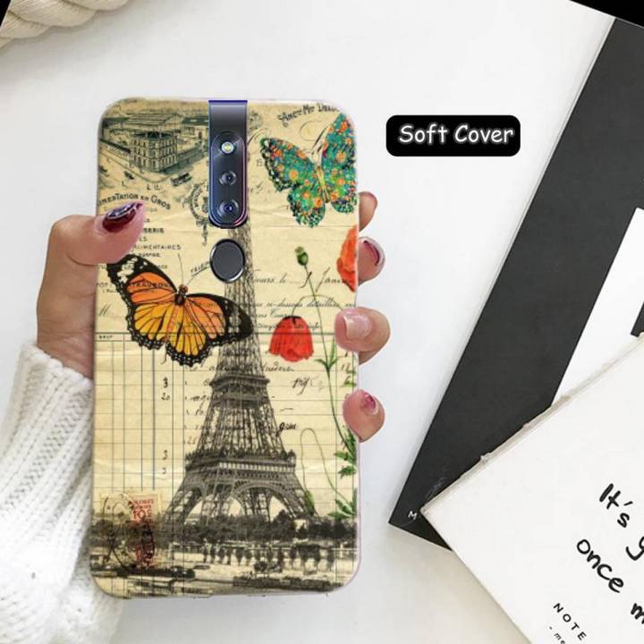 Oppo F11 Pro Cover Case - Eiffal Tower Soft Case Cover for Oppo F11 Pro