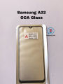 Samsung A02 / Samsung A02S / Samsung A10s / Samsung A11 / Samsung A750 / Samsung A22 OCA Glass 2 in 1 LCD Front Outer Screen Glass With OCA. 