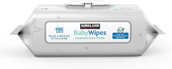 Kirkland Signature Baby Wipes Fragrance Free 100 Wipes Brand: KIRKLAND