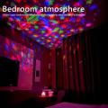 360° Rotating Star Projection Lamp LED Galaxy Starry Sky Night Light USB Charging Ambient Light Romantic Starlight Projector Children Bedroom Star Moon Table Bedside Lamp Decoration. 