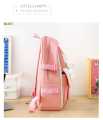 4 in1 Set Cute Girl School Bags Fashion Woman Backpack Kawaii Student Scoolbag Casual Teen Book Bagpack 2023. 
