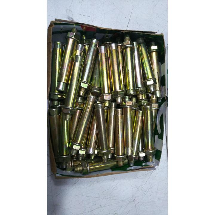 Rawal bolt also called Pipe Anchor Bolt Size M10x70mm (2.75inch) Pack of 4pcs