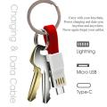 Micro Usb Lightning Cable 3 In 1 Lightning Micro Type C Portable Short Fast Charging Cord Magnetic Less. 