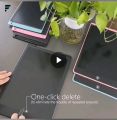 LCD Writing Tablet For Kids Digital Drawing pad & Learning Toy_Erasable Double Board Educational Gift with Multi Color Display. 