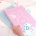 B5 Soft Bear and Rabbit Loose-leaf Notebook Detachable Notepad Study Notebook. 