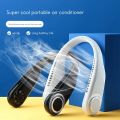 New Portable Neck Fan,Foldable Hands Free Bladeless Neck Fan, Wearable Cooling Neck Fan Perfect for Travel, Sports. 