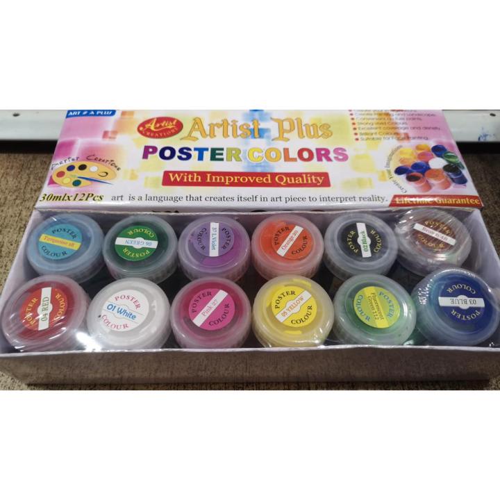 Poster Color 12 pieces best product
