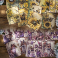 (GGBR) 60Pcs Vintage Scrapbooking Paper Decoupage Paper for Furniture Crafts Plants Antique Looking Papers. 