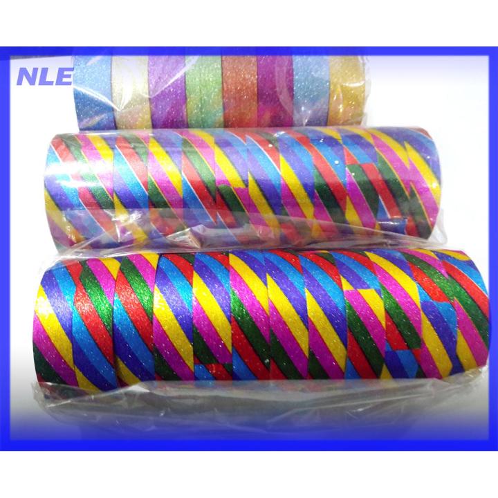 Glitter Tape (Pack of 12 Multi Color Glitter Tape)  Multi Tap
