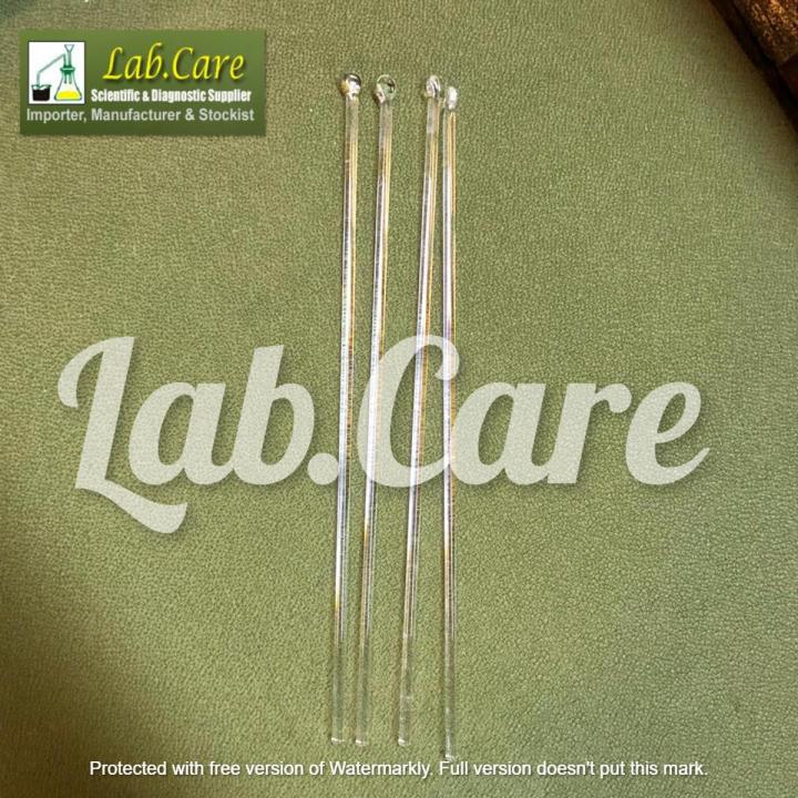 Glass Stirring Rod 5x300 mm -10 Pieces Glass Stirring Stick Smooth Stir Rod-Glass Mixing Tools for Science, Lab use, Kitchen, Experiment and Stir Hot Cold Beverages Cocktails Drinks