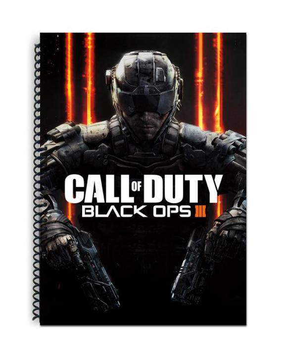 Notebook - A4 Size - Call Of Duty - White