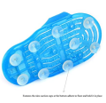 Easy Feet Cleaning Brush Exfoliating Foot Massager Slipper for Unisex Adults, 1 Pc (Blue). 