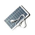 Solar Charger for Mobile Phone-1 x Solar Panel-White & Black. 