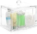 Makeup Cotton Pad Organizer Storage Box For CottonSwab Container. 