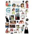 Studio Ghibli Spirited Away Anime Movie Sticker Uncut Sheet For Kids Journal Scrapbook Phone Cover Laptop Notebook. 