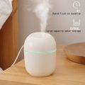 Air Humidifier USB Small 220Ml Mini Portable Cool Mist Diffuser for Bedroom Office Desk Car Travel Aroma Atomizer,White. 