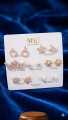 Pack Of 12 - Earrings Tops Fashion Women trendy stylish girls EarringE-5642. 