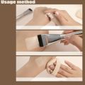 Flat Head Makeup Brush One Word Foundation Facial Mask Ultra-thin Flawless Bare Skin Concealer Brush Portable Beauty Tool. 