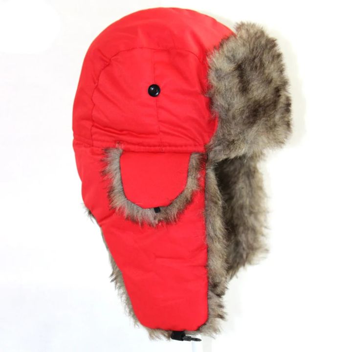 Mens%20Women%20Unisex%20Warm%20Trapper%20Aviator%20Trooper%20Earflap%20Winter%20Flaps%20Ski%20Hat%20New%20Hats%20Russian%20Ski%20Hat%20Faux%20Fur%20Hats%20-%20Image%209
