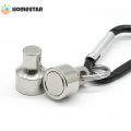 Homestar 1PC High-Intensity Magnet Suction Buckle With Spring Rope Fishing Gear Release Recaption Hook Mountaineering Camping Keychain Accessories. 