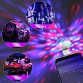 USB Mini Disco Ball Night Light / Micro Portable Dj RGB Crystal Ball LED Atmosphere Lights / Sound Lighting Strobe Stage Par Light For Room Dance Parties Bar Show Club. 