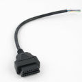 OBD OBD-II 16 Pin Female Extension Connector To Open Plug Wire  Cable. 