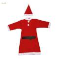 Children Santa Claus Costume Kids Christmas Costumes for Festival Role to 9 Year Old Girl. 