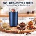 Portable Electric Coffee & Spice Grinder | 300W Stainless Steel 4-Blade Grinder for Masala, Spices, Nuts & Herbs | One-Touch Control, Compact & Durable. 