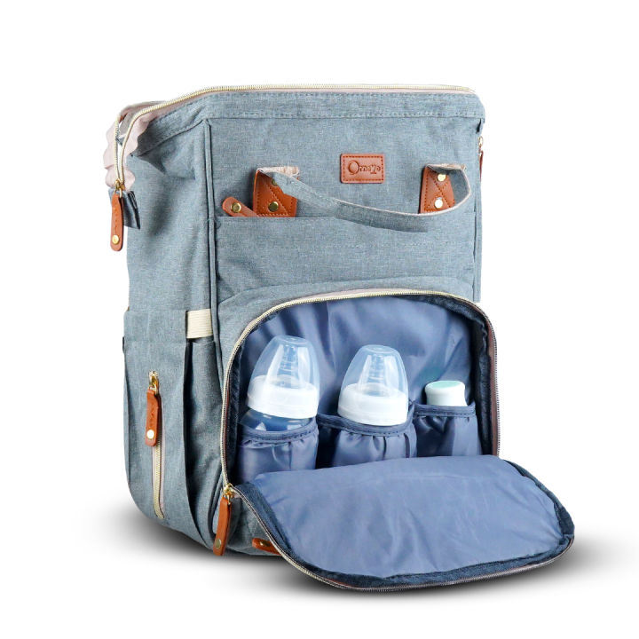 ORNAVO%20Diaper%20Bag%20Backpack%20-%20Best%20Stylish,%20Affordable,%20Multifunctional,%20Water-Resistant%20Oxford%20Material,%2016%20Pockets,%202%20Large%20Compartments,%20Free%20Waterproof%20Diaper%20Mat%20,%206%20%20months%20warranty%20-%20Image%202