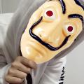 Salvador Dali Face Mask - La Casa De Papel Face Mask Money Heist Mask For Halloween Party Funny Costumes Cosplay. 