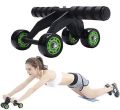 Unisex 4 Wheel AB Wheel Roller Ab Exerciser. 