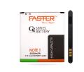 FASTER G2 Series Long Lasting Battery For Samsung NOTE-1 2500 mAh. 